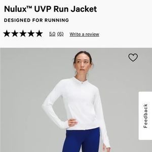 LuluLemon Nulux UVP Run Jacket